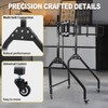 Marada Sim Racing Triple Monitor Stand with Wheels for 27-32
