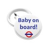 Baby Gifts Pin Badge: Baby On Board Badge TFL London