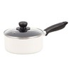 Pearl Metal Single Handle Pot, White, 6.3 in (16 cm),