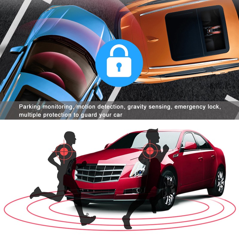 11.66in Auto Car DVR Video Recorder Dual Lens High Definition