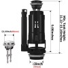 R&T A2422M 3" Dual Flush Valve with Push Button Dual