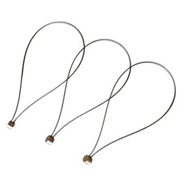 BeyonMind Safety Cord Connection Wire for Fall Prevention, 5.3 inches (135 mm), Load Capacity 4.4 lbs (2 kg) Extension Cord, Stainless Steel, Heavy Duty, Construction Tobi, Scaffolding Work, High Altitude Work, Tool Hanging Set of 3