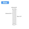 sourcing map Compression Spring, 5Pcs 304 Stainless Steel, 10mm OD,