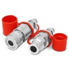 Summit Hydraulics Flat Face Hydraulic Quick Connect Coupler, #8 JIC
