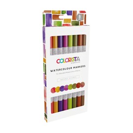 Spectrum Noir Colorista Watercolour Markers - Pack of 8 - Botanic Accents