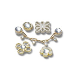 Crocs Jibbitz Elevated Shoe Charms, Cut Out Adults, 5 Pack