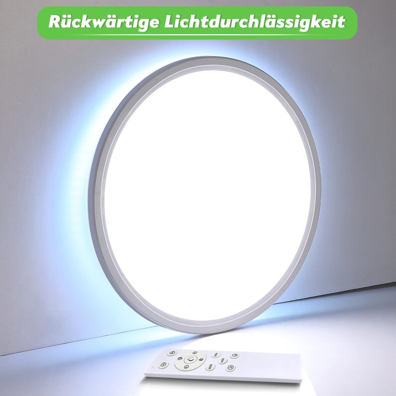 Wholede 24 W 3000-6500 K LED Ceiling Light Flat Ceiling