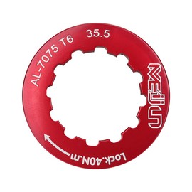 VGEBY Cassette Lockring, Cassette Lock Ring for 7-11 Speed Mountain Bike (Red) Cassette Lockring
