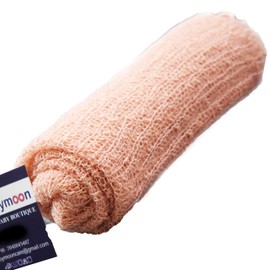 Babymoon Baby Photography Props Stretch Without Wrinkle, Anti-Pilling, Breathable Blanket Swaddle Wrap (Coral Peach) (252.0Mm L X 214.0Mm W)(1 Count (Pack of 1))(Light Peach)