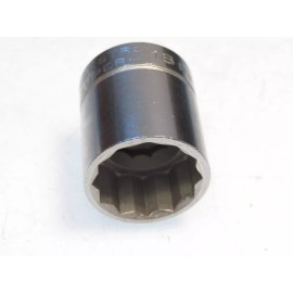 Indestro Super Brand 3/8 Square Drive 18mm 12 Point Metric Socket  46018