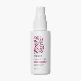 Briogeo Farewell Frizz Rosarco Milk Leave-In Conditioning Spray, Anti Frizz Leave In Conditioner for Curly Hair, Hair Detangler Spray & Hair Moisturizer with Argan Oil, Vegan, Cruelty-Free, 1.75 fl oz