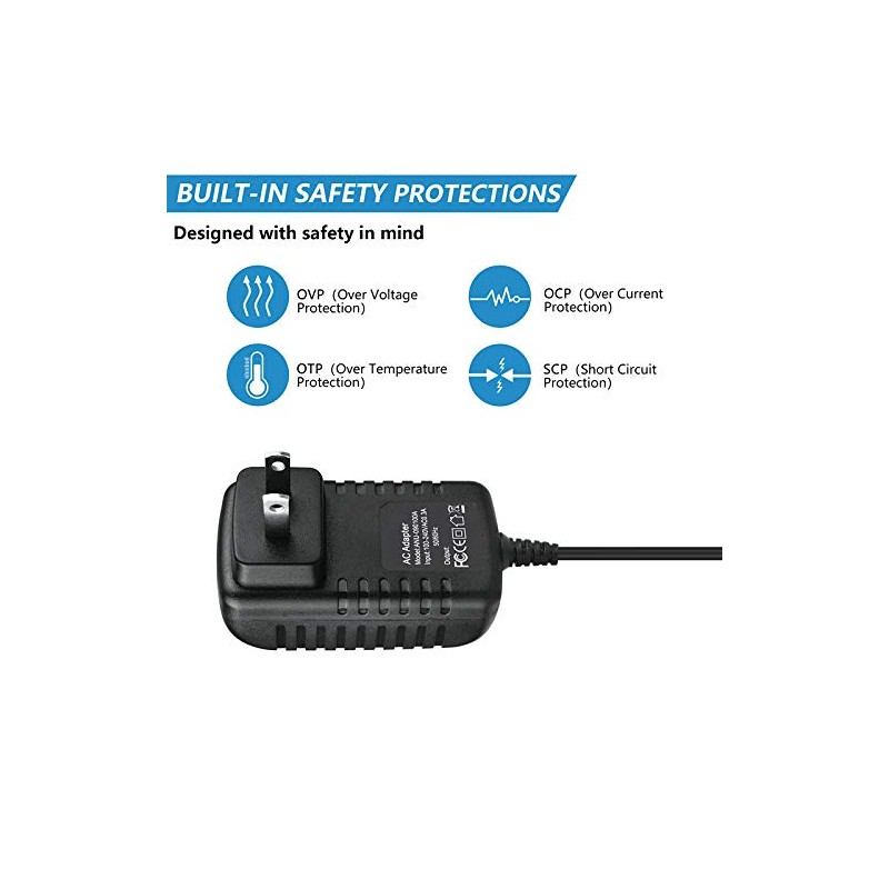 KONKIN BOO 4FT Cable AC Adapter Replacement for Lumens PS600