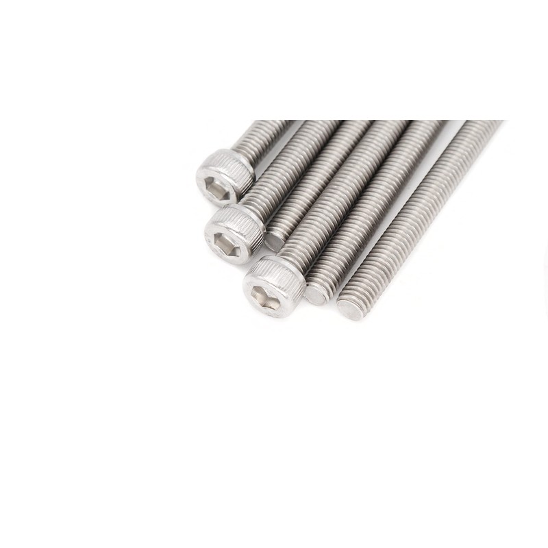 binifiMux 6pcs M6 x 140mm Full Thread 304 Stainless Steel