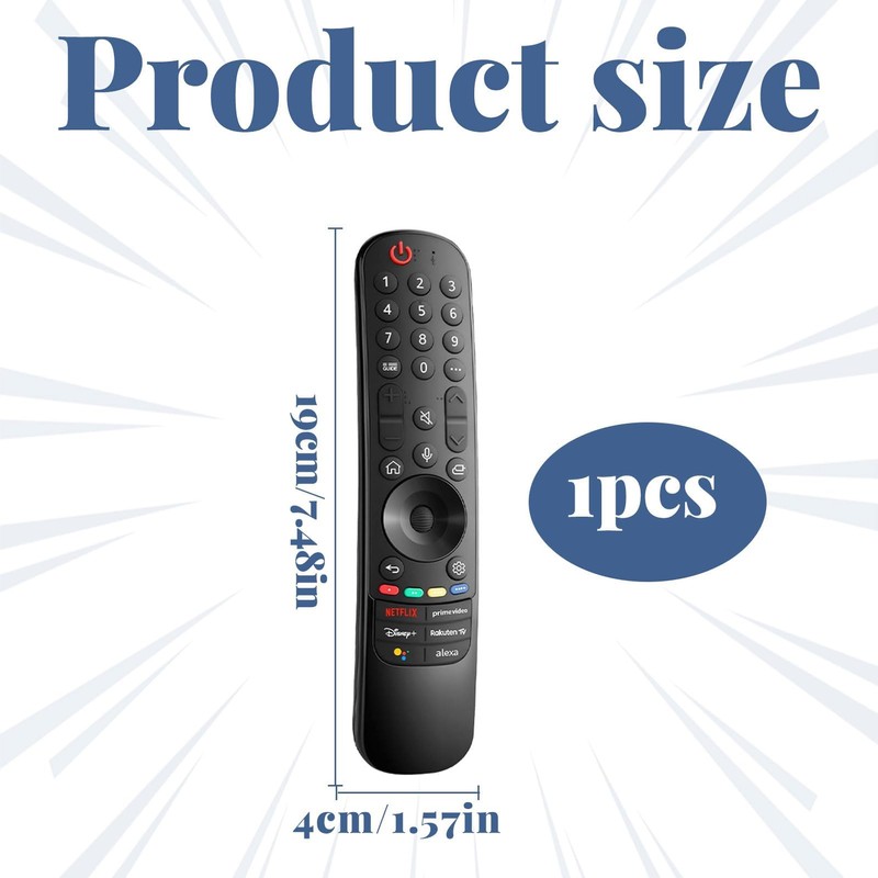 Remote for LG Smart TV,Remote Control Replacement with Pointer and