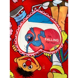 VTG Sesame Street Muppets Valentines for Boys & Girls Box of 36 1988 NEW