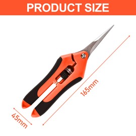 4-piece garden shears set, professional pruning shears with gloves, harvesting shears with curved titanium-coated blades, heavy-duty trimming scissors, gardening hand scissors for tree branches