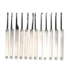 15 PCS Lock Picking Set Stainless Steel Lock Kit Practice
