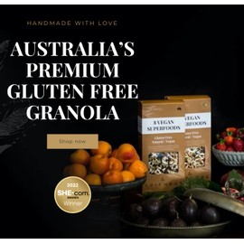 Vegan Maple & Almond Clusters 12oz – Gluten-Free, No Added Sugar, High-Protein Granola Mix – Healthy Cereal for Adults, Perfect with Yogurt