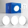 Homelist 3 Pack Motion Sensor Lights Indoor, Rechargeable Wireless LED