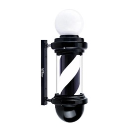 WDZD 20'' Mini Black Barber Pole Light