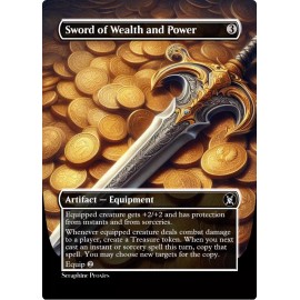 Sword of Wealth and Power - High Quality Altered Art Custom Cards