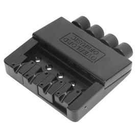 Headless 4 String Bass Tremolo Bridge System, String Bridge Zinc Alloy Tail Musical Instrument Accessories For Electric Guitar Bass Black Performance Accessory