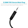 Fancasee 3.5mm 1/8" to Speaker Wire, 2-Pack 10FT 3.5mm TRS