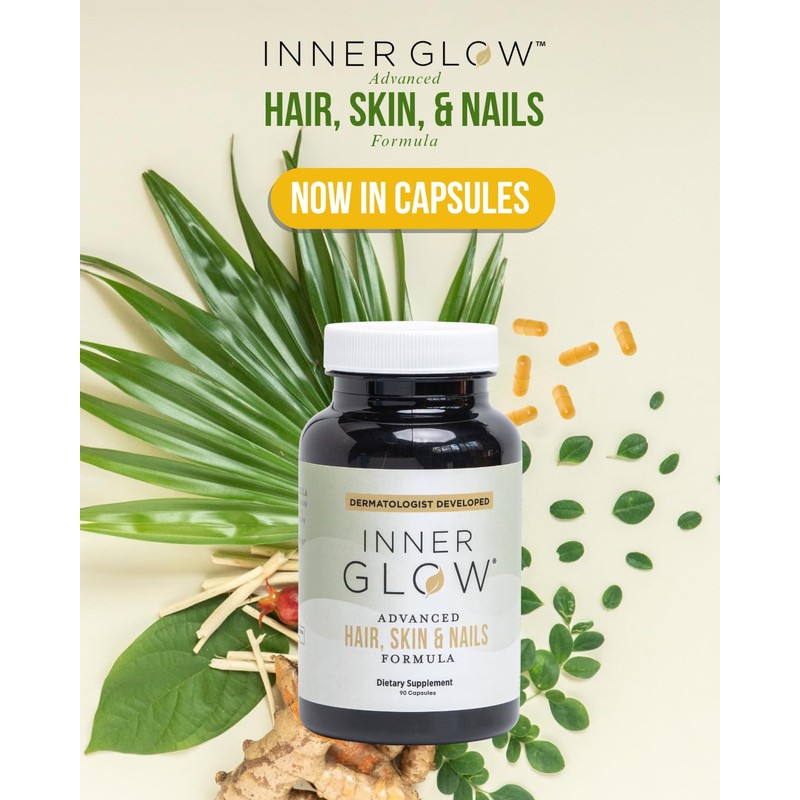 Inner Glow Advanced Hair, Skin & Nails Vitamins – Doctor-Developed