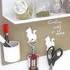 KalaMitica - Set of 2 Magnetic Wall Board Hangers with