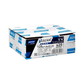 Norton VULCAN Cutting Disc 125 x 1 x 22.23 mm T41 Grain A 60 S-BF41 (Pack of 25)