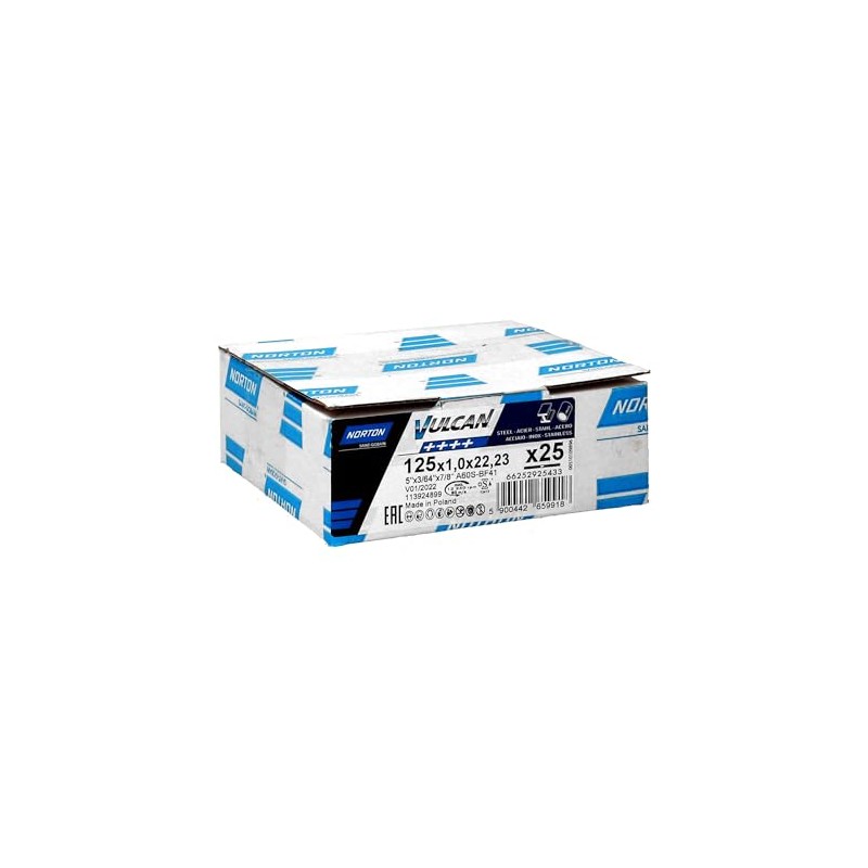 Norton VULCAN Cutting Disc 125 x 1 x 22.23 mm