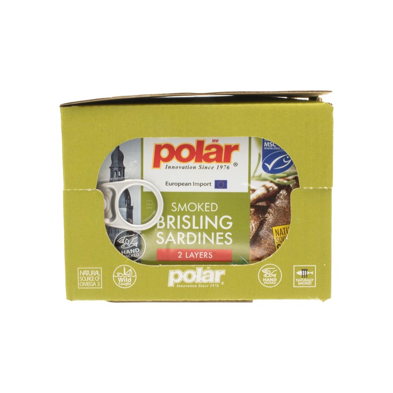 MW Polar Brisling Sardines, Smoked in Olive Oil, 3.52 Ounce