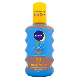NIVEA Protect and Bronze Tan Activating Protecting Oil Number 30, High - 200 ml