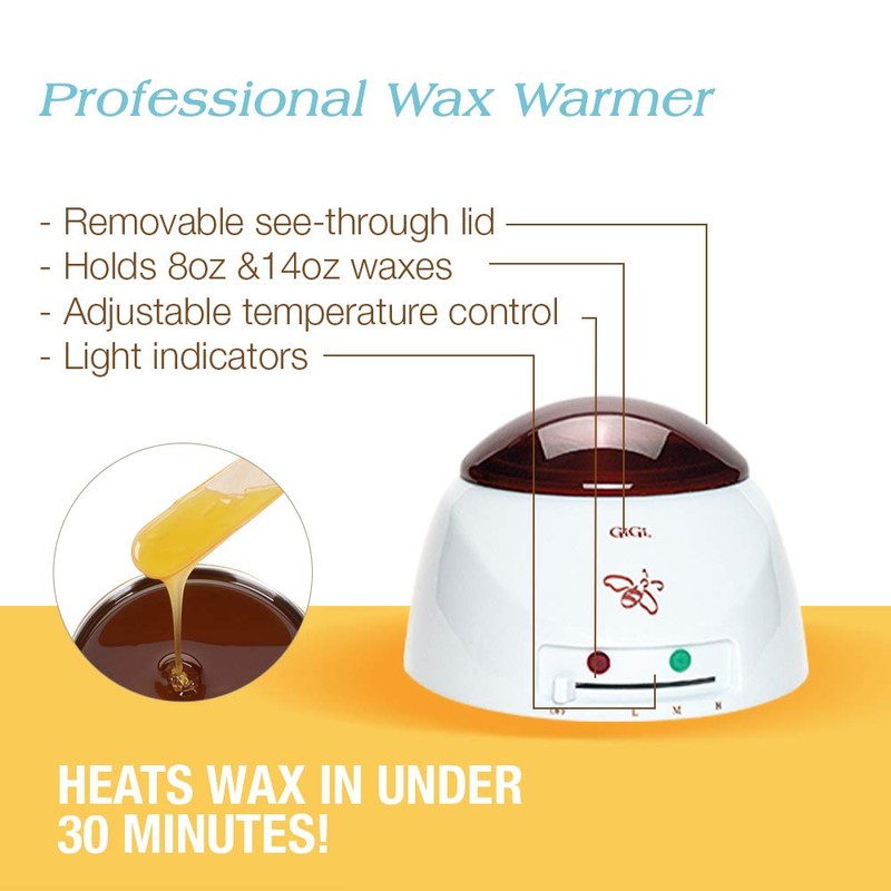 GiGi Brazilian Waxing Kit - At-Home Hair Removal Kit with