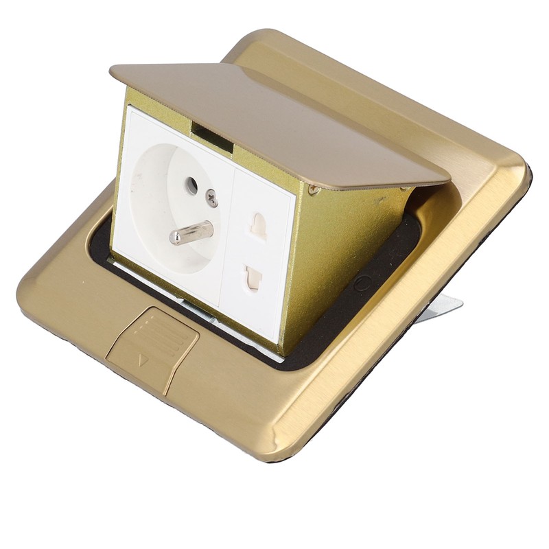 Floor Socket Embedded Power Outlet Charging Industrial Supplies FR Standard