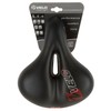 Velo Plush Gel Elasto Saddle - Black, L = 255