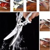 GERUI Kitchen Scissors, Sharp Stainless Steel Bone Scissors with Safety