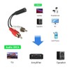 6 Inch 3.5mm Female to 2 RCA Male Stereo Audio