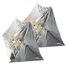 Kisangel Portable Camping Shelter Emergency Tent Pcs Tube Tents Windproof for Outdoor Use