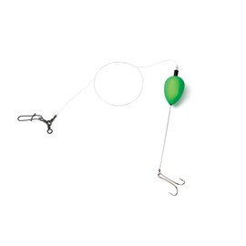 Sea Striker SSDMR-G Deluxe Finger Mullet Rig, Removable 36557 Double, 1 1/4 Inch, Green