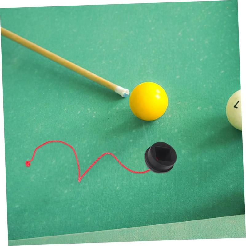 KICHOUSE Billiard Cue Chalk Holder Cue Chalk Case with Round