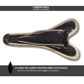 Road Bike Saddle Carbon Saddle Adult MTB Cycling Comfortable Ergonomic Breathable White for Road Bike