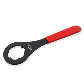 Moicstiy O-Type Wrench Spanner for ER25 Collet Chuck Clamping Nut with Red Non-slip Handle