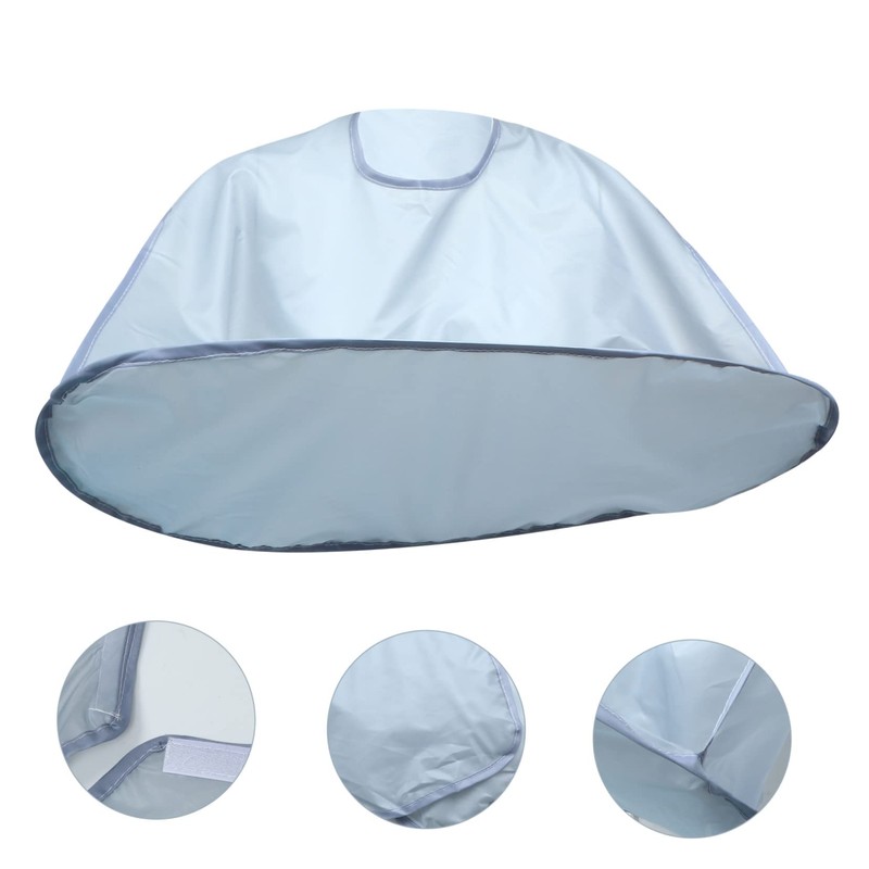 Mikinona Waterproof Barber Cape Hairdressing Cloak for Home Haircut Polyester
