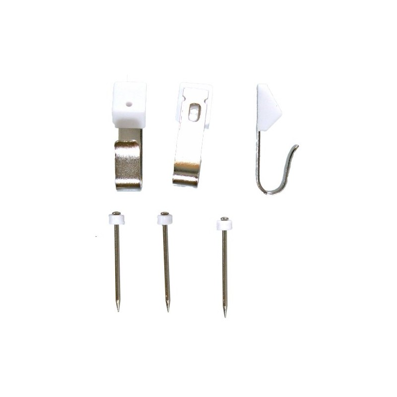 WAKI Hook for New Construction Materials (3 Pieces) Pin BW