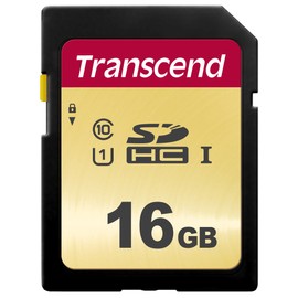 Transcend 16GB SDXC/SDHC 500S Memory Card TS16GSDC500S
