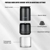 Mongdio Portable Electric Burr Coffee Grinder with 38 Adjustable Settings,