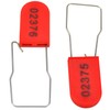 500 PCS Plastic Wire Padlocks, Numbered Plastic Padlocks Security Seals