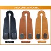 ALEACAR Premium Leather Car Purse Hook (1 Pack), Elegant Car