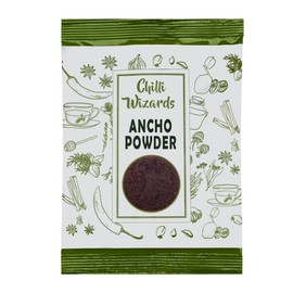 Ancho Powder 100g, Ground Dried Chilli Seasoning, Mecican Chilli Powder